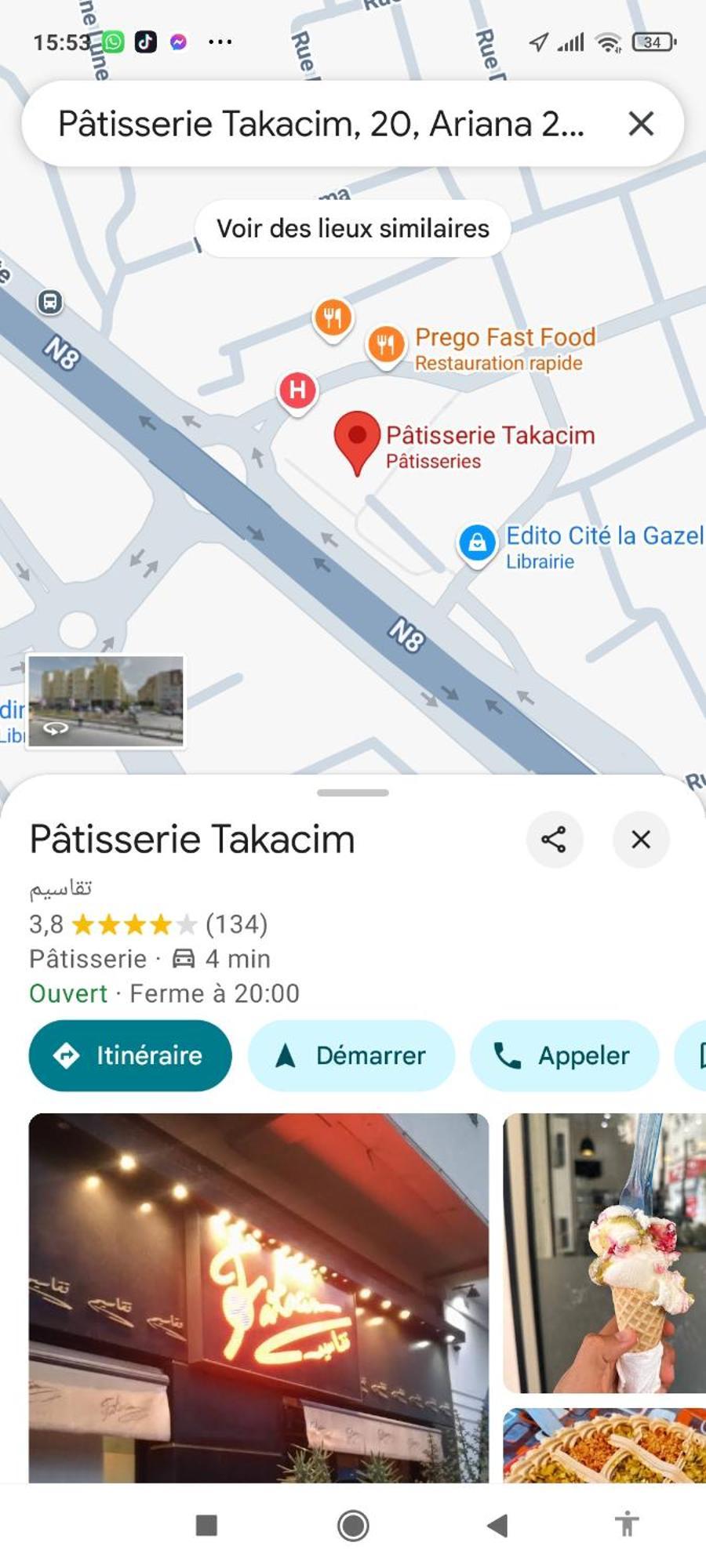 Etage De Villa Avec Jardin, Pres De L'Aireport Et Parking Prive Ariana Ngoại thất bức ảnh